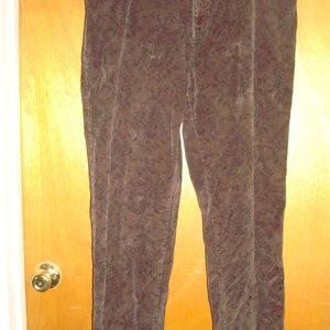 Corduroy Trousers Pinwale Printed  Size 14